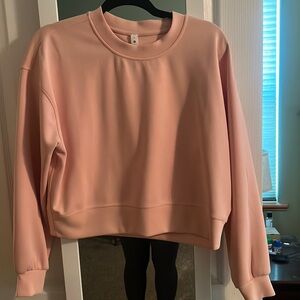 Lululemon perfectly cropped crew neck sweatshirt